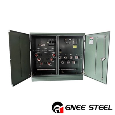 225 kVa descer o transformador montado na almofada trifásica